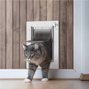 Heavy duty outlet cat flap